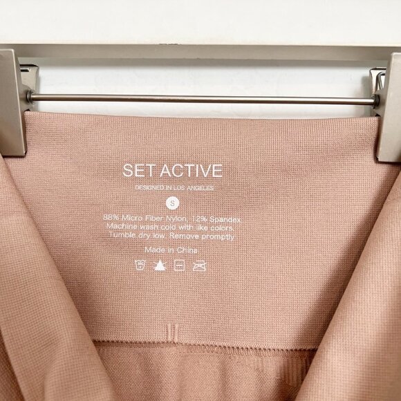 Set Active Sculpt Flex Seamless High Rise Leggings Ribbed Size Small - Picture 6 of 9